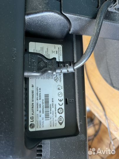 Монитор lg flatron w-1942se-bf
