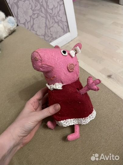 Мягкая Игрушка Свинка пеппа из фетра