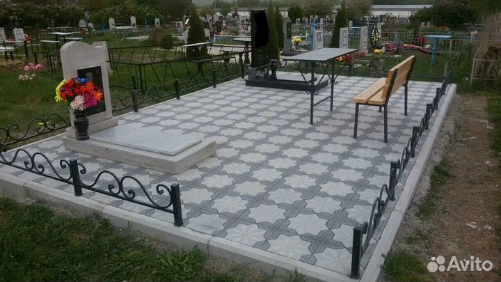 Благоустройство могил/ подсыпка/ покраска оградок