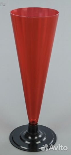 Пластиковые фужеры «Конус» 18 штук