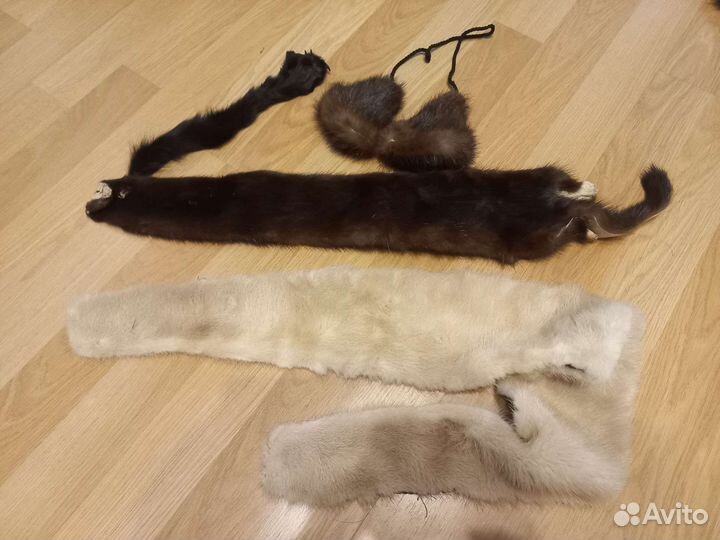 Воротники песец и норка