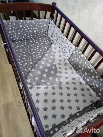 Комплект постельного белья в детскую кроватку