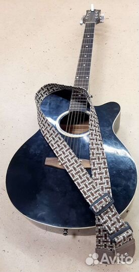 Кожаный гитарный ремень