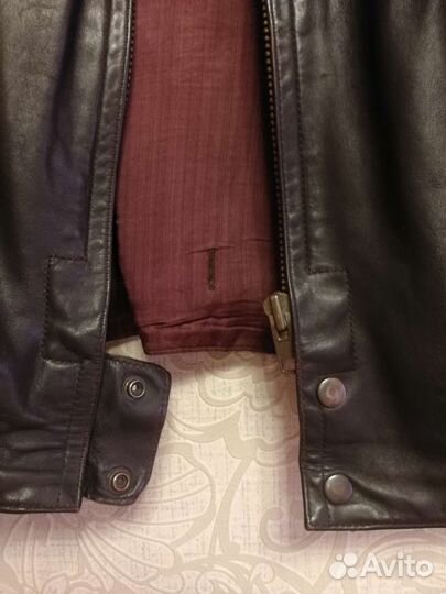 Кожаная куртка шевретовая лётного состава ввс