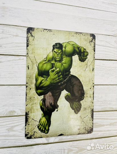 Декоративная табличка Hulk