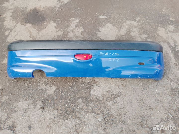 Задний бампер peugeot 206 хэтчбек