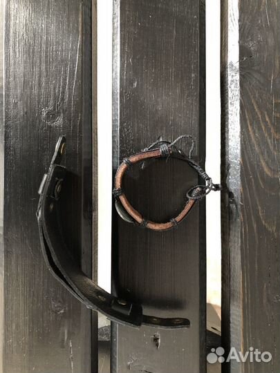 Браслеты кожаные