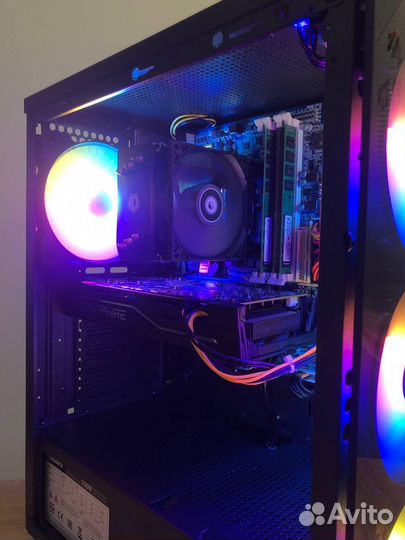 Игровой компьютер intel 4(8)ядра,16gb ram, rx 470