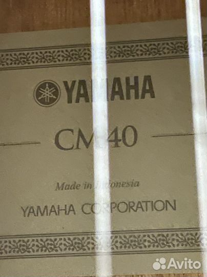 Гитара yamaha см 40