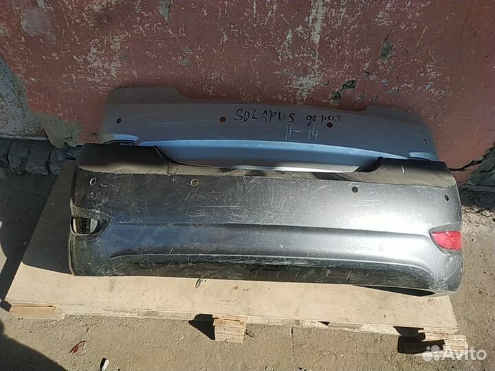 Задний бампер Hyundai solaris седан
