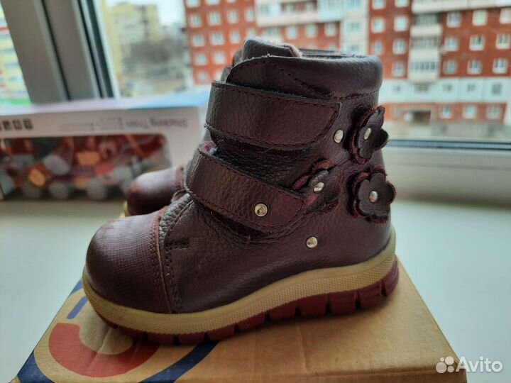 Демисезонные ботинки для девочки 21 р