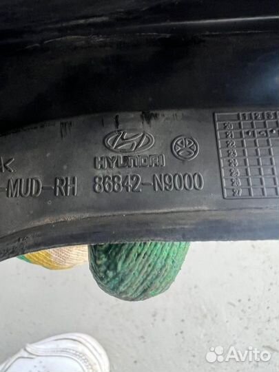 Брызговик задний правый Hyundai Tucson 4 2021