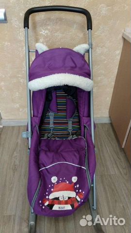 Детские санки коляска