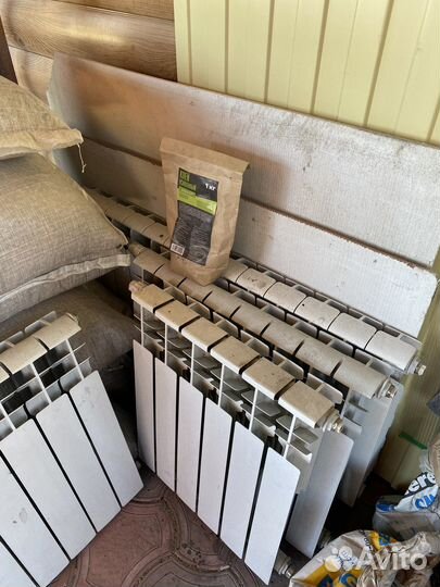 Батареи радиаторы отопления бу 8 секций