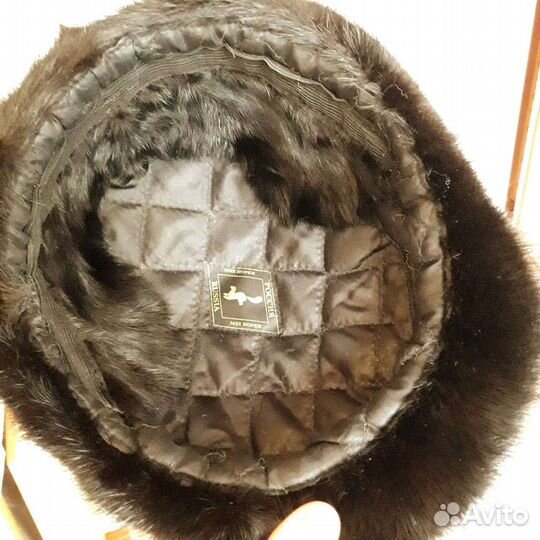 Меховая натуральноя мужская кепка