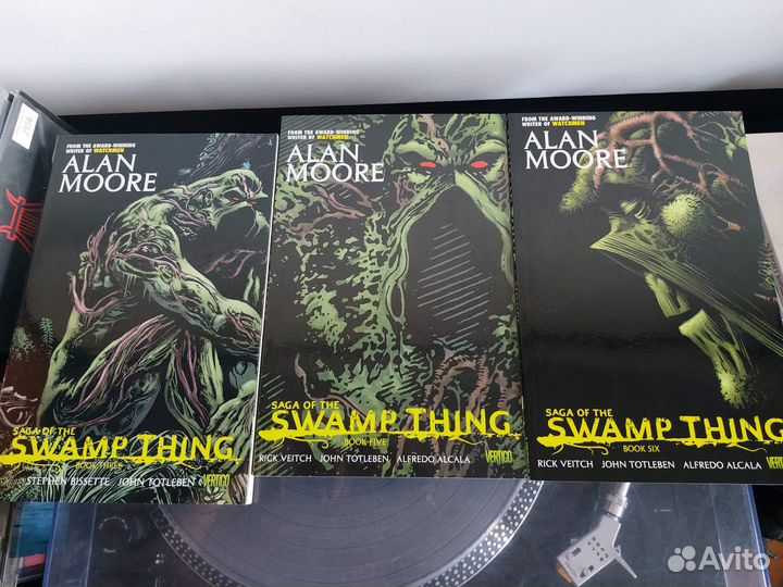 Комиксы Swamp thing vol.3, 5, 6 tpb (Alan Moore)