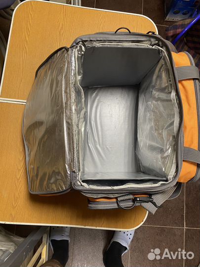 Сумка холодильник с набором для пикника