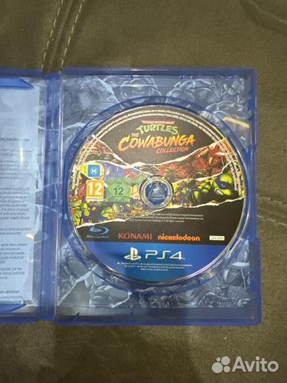 Диски на ps4 Turtles the Cowabanga collection