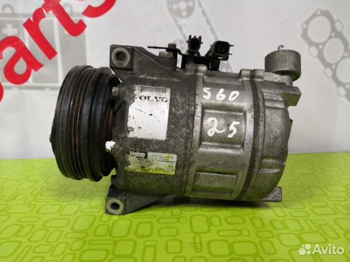 Компрессор кондиционера Volvo S60 2 2.5 2012