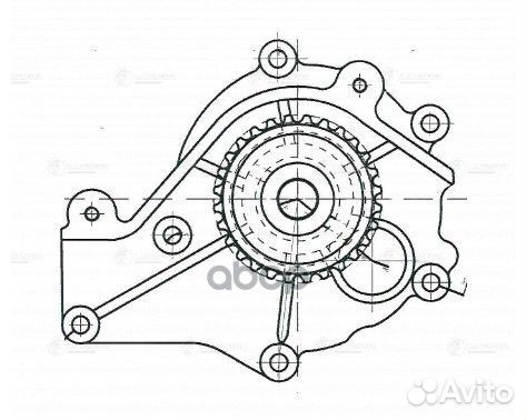 Насос водяной для а/м Chery Tiggo (FL) (13) /Fo