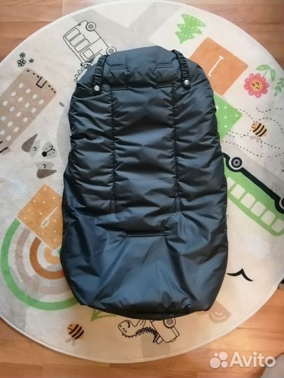 Зимний конверт в коляску на овчине