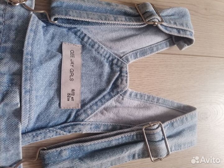 Джинсовый сарафан для девочки