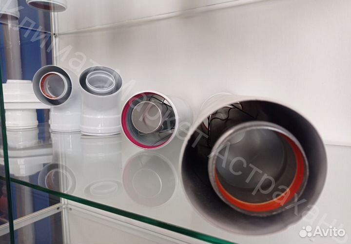 Колено 45 ф 80 Ларко алюминиевое