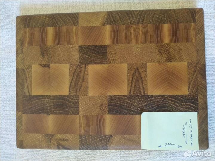 Доска разделочная торцевая