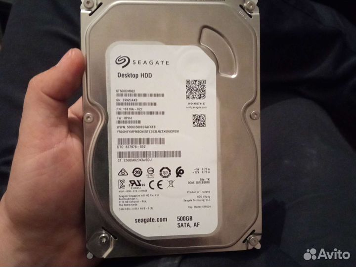 Жесткий диск 500гб Seagate