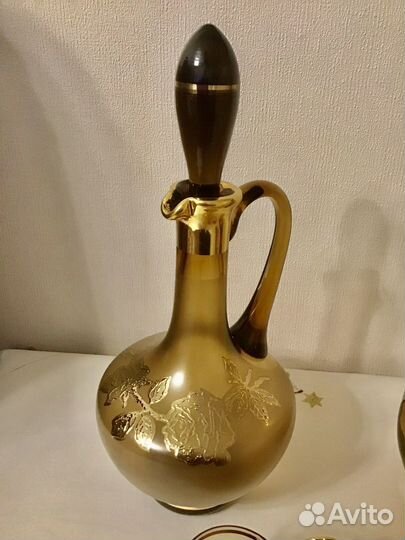 Графин штоф стопки Богемия