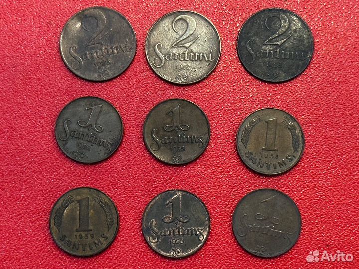 Сантимы Латвия