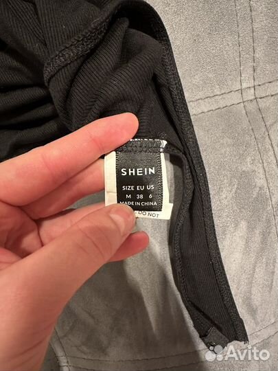 Боди на одно плечо shein