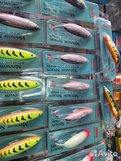 Блесна Rapala minnow spoon 22г