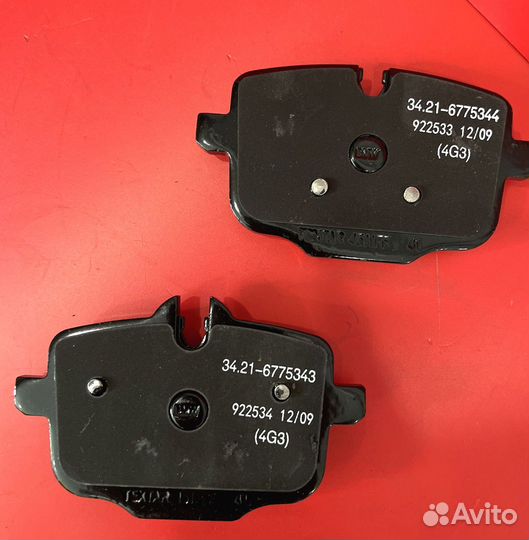 Задние тормозные колодки BMW 5 серия F10