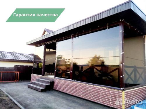 Мягкие окна (шторы) для веранд, беседок, террас