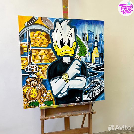 Картины Бэнкси Баския Alec Monopoly Покрас Лампас
