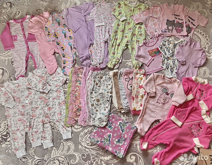 Одежда пакетом для девочки (для двойни)
