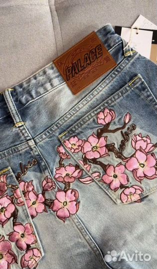 Джинсы Palace x Evisu Flowers