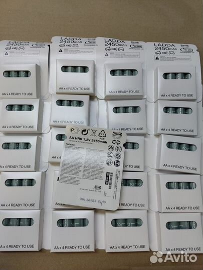 Батарейки IKEA ladda 2450 AA