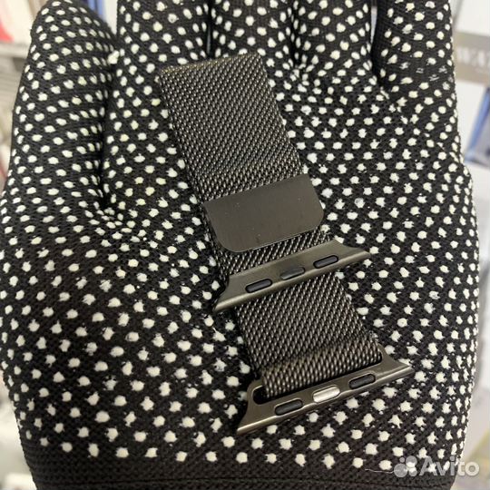 Ремешок миланская петля Apple Watch графитовый