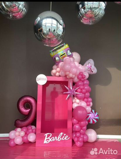 Мебель домик коробка барби