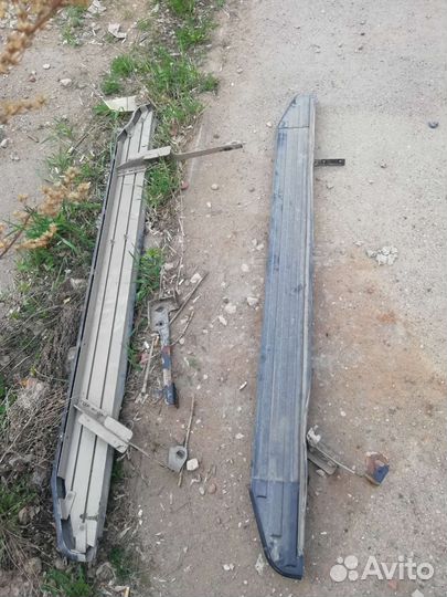 Пороги подножки на hyundai creta