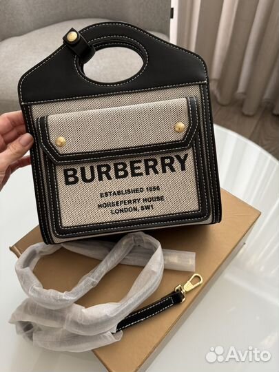 Burberry mini pocket сумка