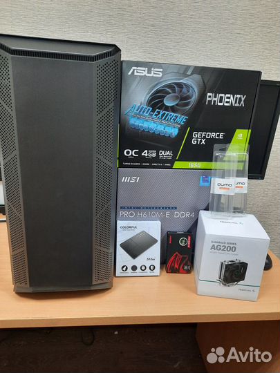 Игровой пк i3 12100F/ 32Gb/ GTX1650 4Gb gddr6/ SSD