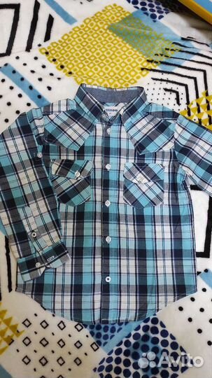 Рубашка джинс overmoon на 116 рост
