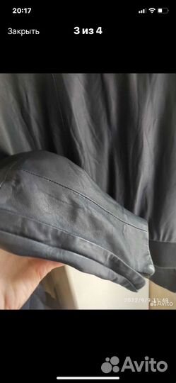 Куртка кожаная бомбер Disel