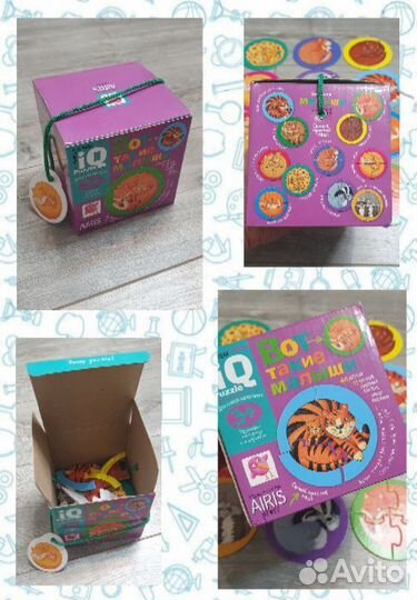 Крупные пазлы 2 набора