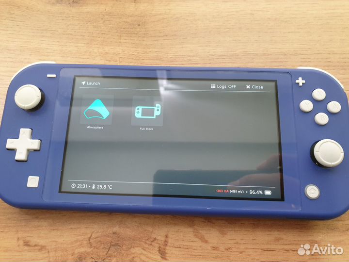 Nintendo switch lite прошитая + 64гб