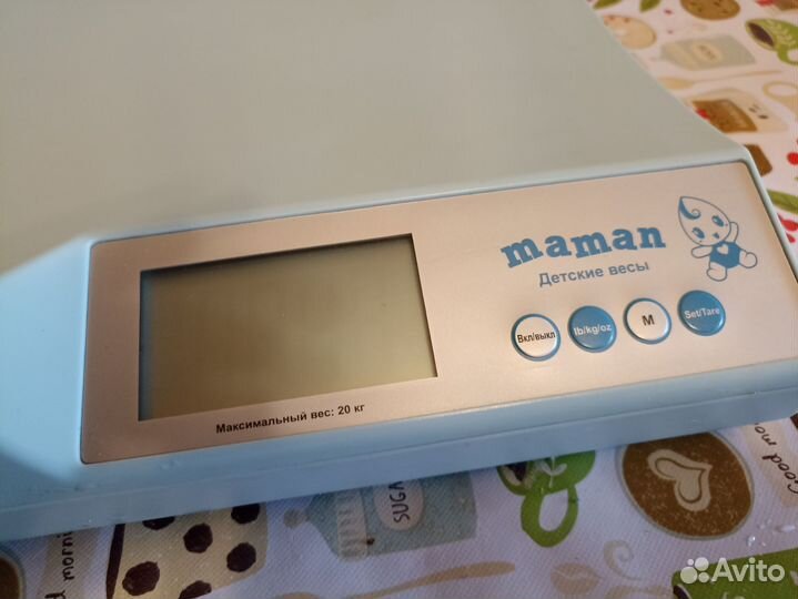 Детские электронные весы maman