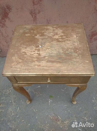 Столик тумбочка паталь в реставрацию